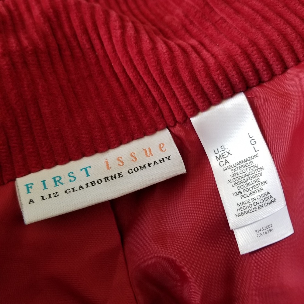 First Issue Red Blazer - Picture 4 of 5